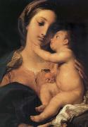 Pompeo Batoni The Madonna and the Nino oil on canvas